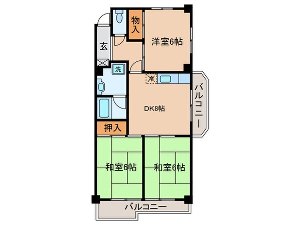 メゾン・ド・徳川苑の物件間取画像